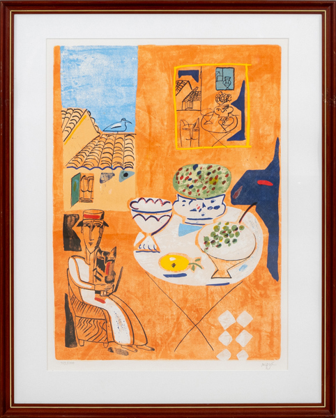 MADELEINE PYK (född 1934), färglitografi, signerad och numrerad 439/5000