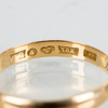RINGAR, 2 st, 18k guld, svenska stämplar, tot vikt ca 10,6 g 