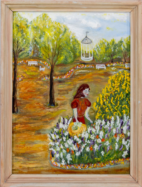 SIV ERICSDOTTER, olja på pannå, osignerad