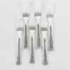 SMÖRGÅSGAFFLAR, 6 st, silver, GAB Stockholm R9, tot vikt ca 145 g