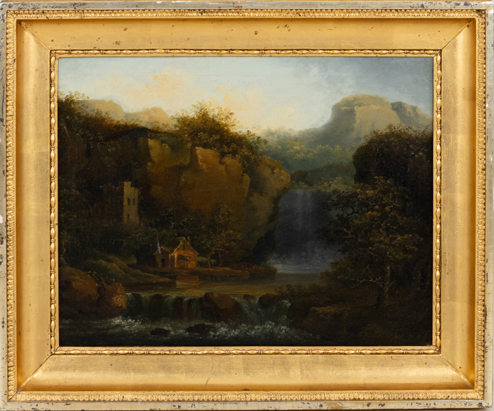 OKÄND KONSTNÄR, olja på duk, 1800-tal, osignerad