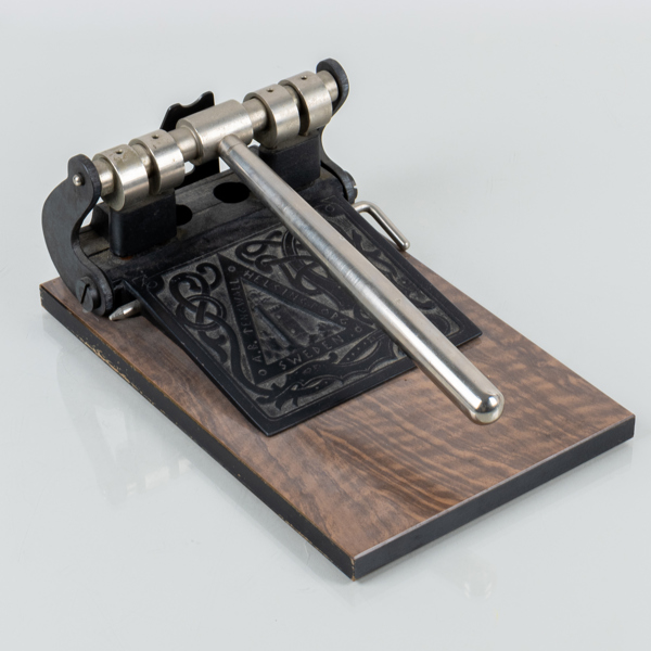 HÅLSLAG, metall, AB Tengwall, Helsingborg, 1900-talets första hälft