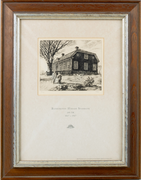 FOLKE GULLBY (1912-1982), etsning, signerad och numrerad 102/125