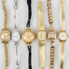 ARMBANDSUR, 6 st, gul- och vitmetall, bla Dugena, Mildia, Eiger, Paul Buhré, Perfecta, 1900-tal