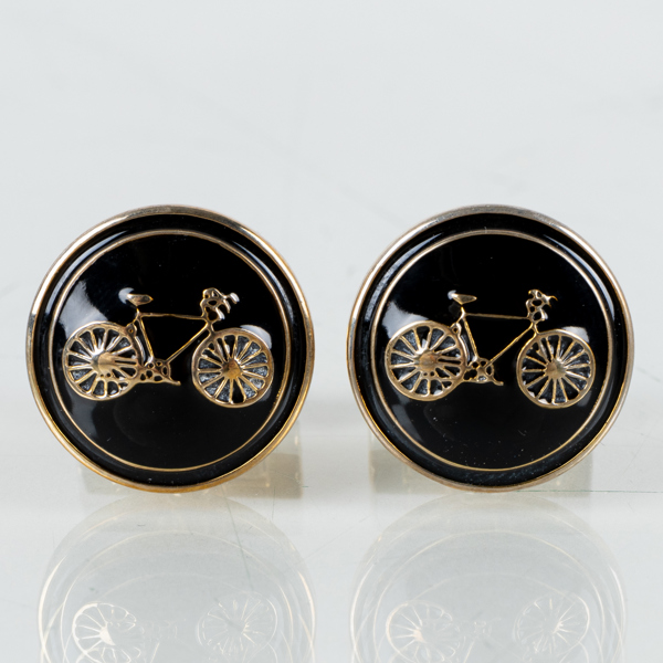 MANSCHETTKNAPPAR,1 par, mässing, Skultuna, 2000-tal