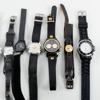 SAMLING ARMBANDSUR, 10 st, metall, bla Hitech, Eve Mon Crois, Exacta, Dimpax, 1900-/2000-tal