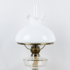 BORDSFOTOGENLAMPA, glas och metall, 1800-/1900-tal 