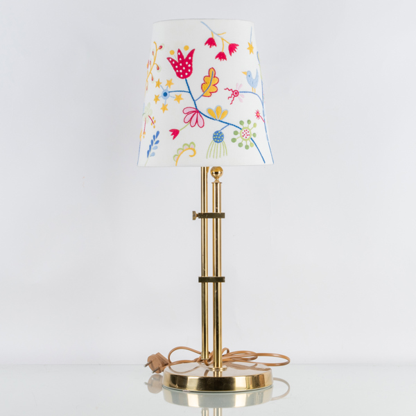 BORDSLAMPA, mässing, Bergboms, "B-131", 1900-talets andra hälft