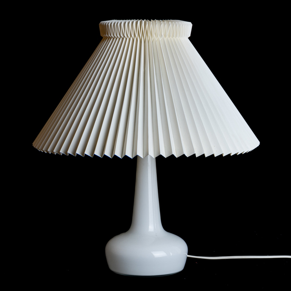 BORDSLAMPA, glas, 1900-talets andra hälft