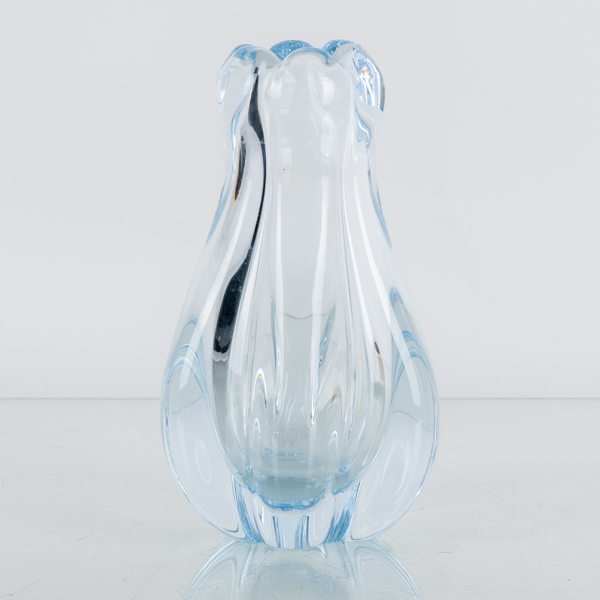 VAS, glas, Vicke Lindstrand, Orrefors, signerad