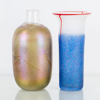 BERTIL VALLIEN, vaser, 2 st, glas, Artist collection, Kosta Boda, signerade