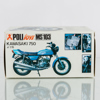 MODELLMOTORCYKEL, Kawasaki 750, Poly Toys, 1900-tal