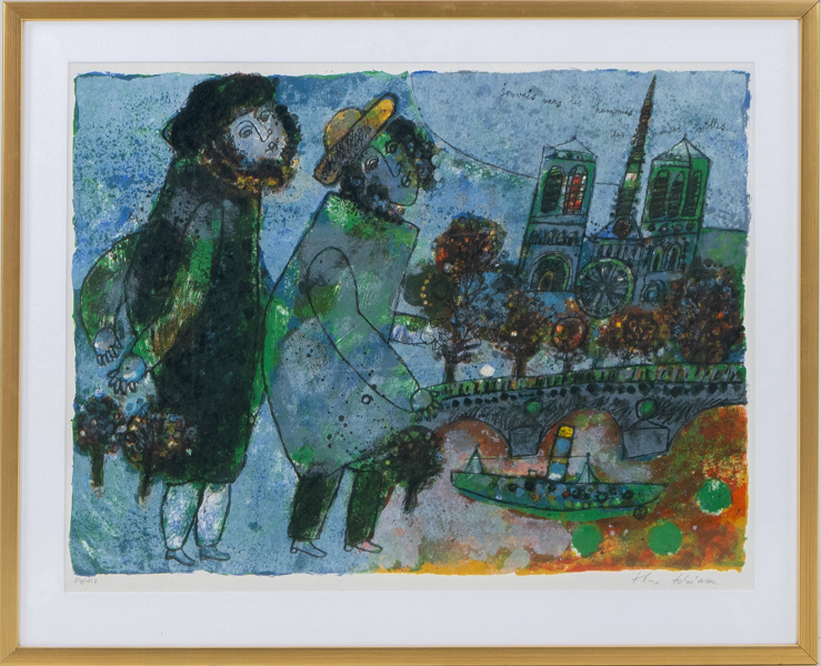THEO TOBIASSE (Frankrike, 1927-2012), färglitografi, signerad och numrerad 84/150