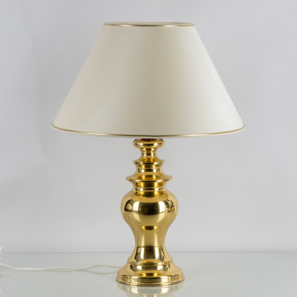 BORDSLAMPA, mässing, Nafa, 1900-talets andra hälft