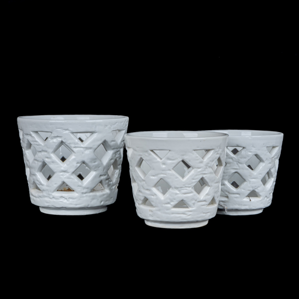 GUNNAR NYLUND, 3 st ytterfoder, stengods, Rörstrand