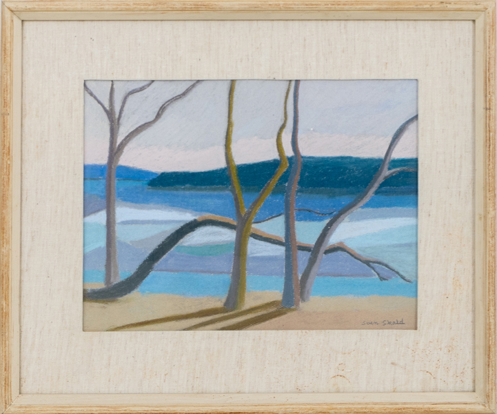 SVEN SKALD, pastell, signerad