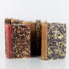 BÖCKER, 11 st, äldre litteratur med halvfranska band, mestadels 1800-tal