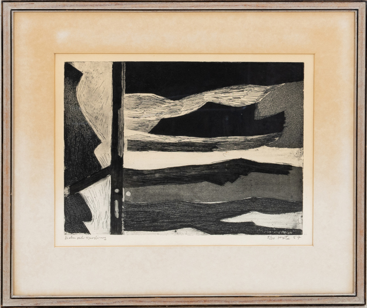 FELIX HATZ (1904-1999), litografi, signerad, daterad -57 och numrerad 5/30