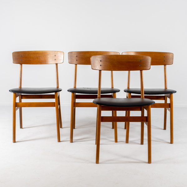 STOLAR, 4 st, 1950-/60-tal, teak, Fartstrup, Danmark