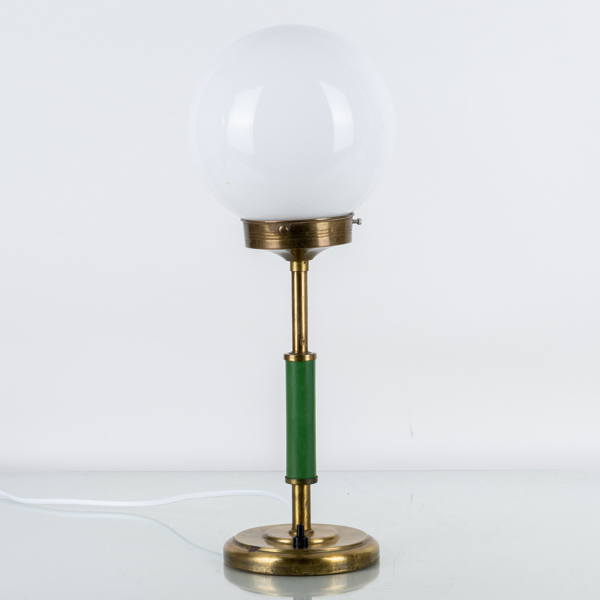 BORDSLAMPA, mässing, art deco, 1920-/30-tal
