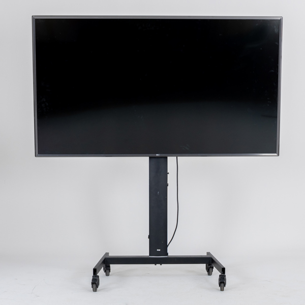 TV MED GOLVSTATIV, LG 75UJ651V, nutida