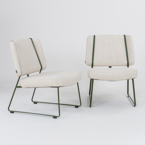 LOUNGESTOLAR, 1 par, "Frankie EC", Johansson Design, nutida