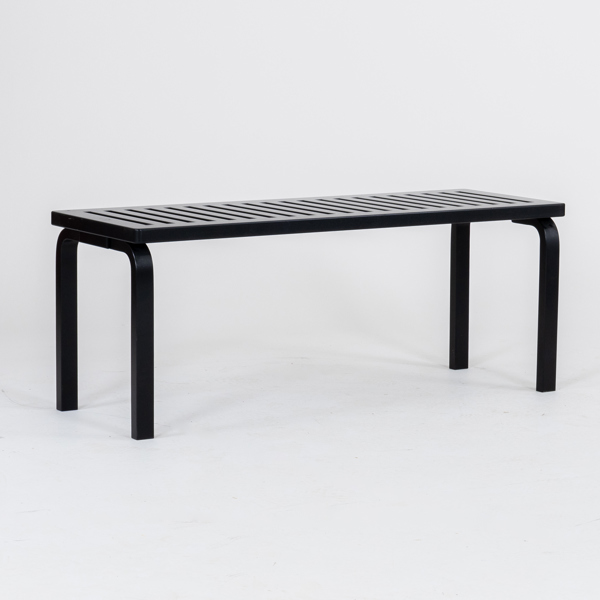 ALVAR AALTO, bänk, "153A" Artek, nutida