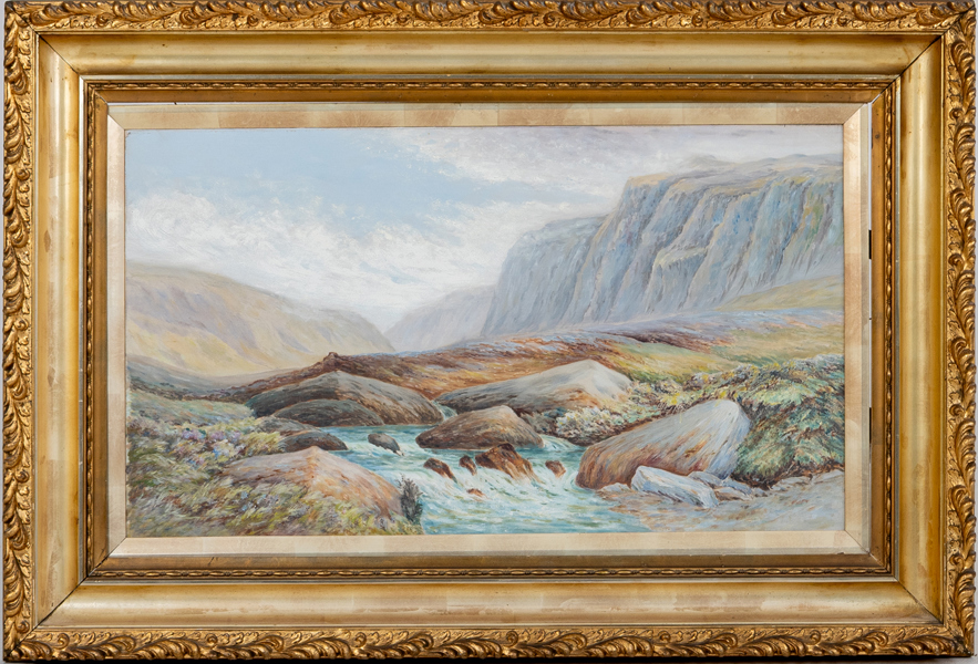 OKÄND KONSTNÄR, olja på duk, England, 1800-/1900-tal, osignerad