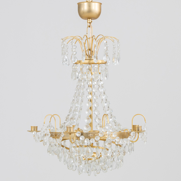 LJUSKRONA, gustaviansk stil, Rejmyre Armaturfabrik AB, 1900-talets andra hälft