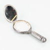 HANDSPEGEL / PUDERDOSA, silver, 1900-talets första hälft