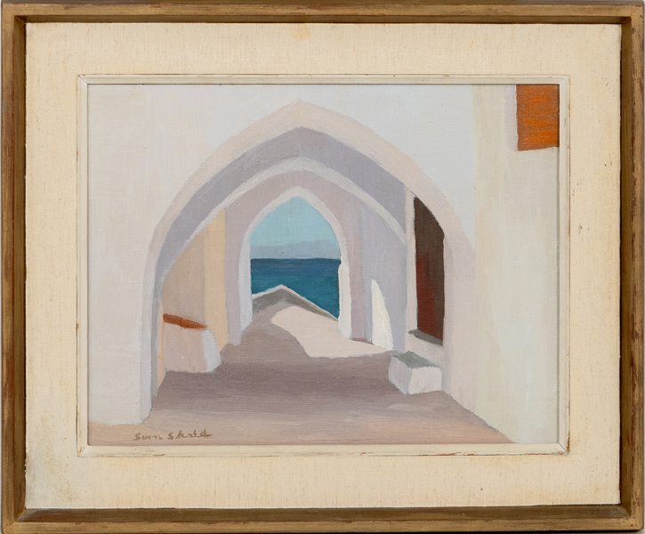 SVEN SKALD, olja på duk, signerad