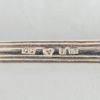 SKED SAMT GAFFEL, silver, 1864, tot vikt ca 80 g