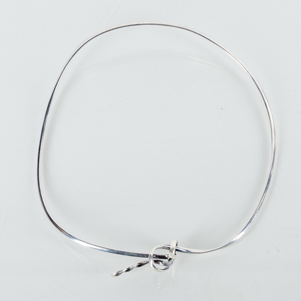 VIVIANNA TORUN BÜLOW-HÜBE (1927-2004), collier, silver, "Forget me knot", Georg Jensen