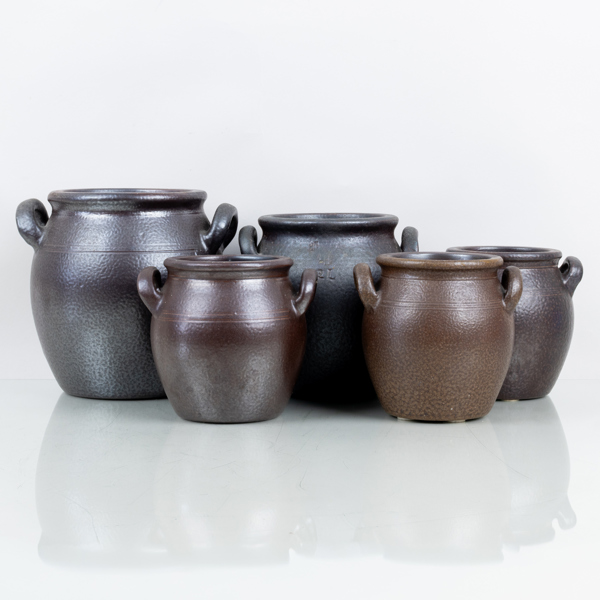 KRUS, 5 st, stengods, Höganäs, 1900-tal