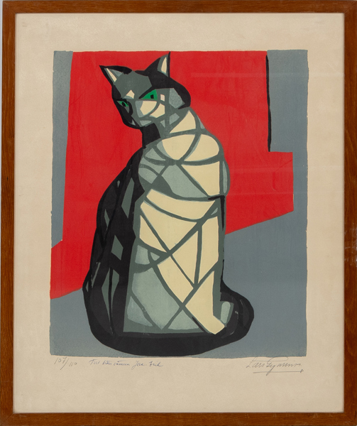 LARS GYNNING (1920-2003), färglitografi, signerad och numrerad 107/110