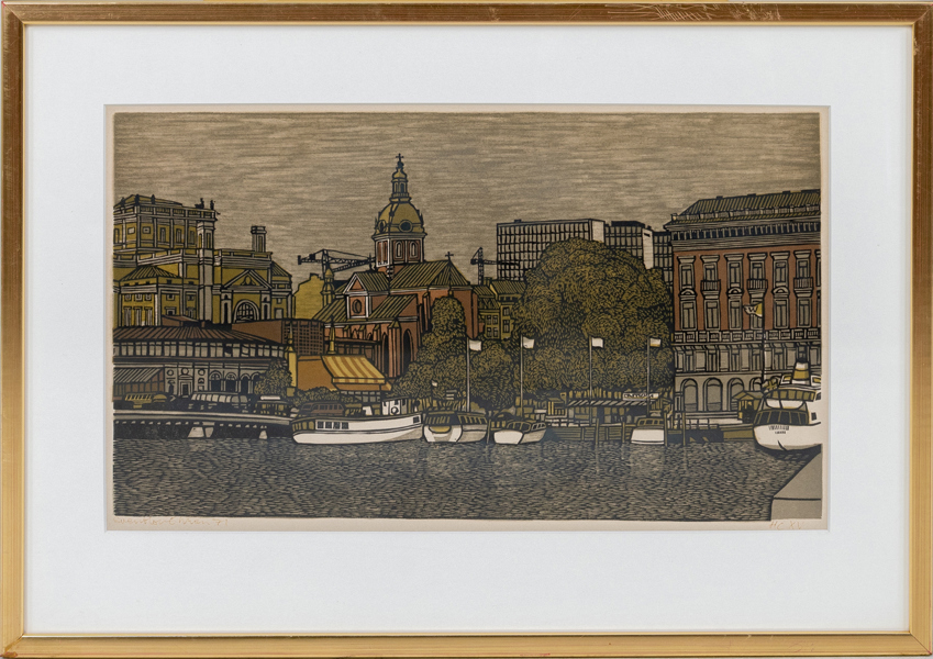 SVEN-OLOV EHRÉN (1927–2004), färglitografi, signerad och daterad -71