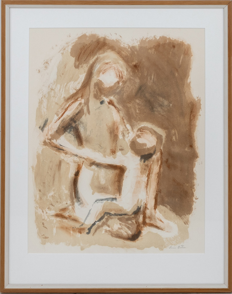 LOUIS BASTIN (1912-1979), färglitografi, signerad, onumrerad