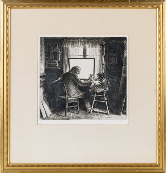 FOLKE GULLBY (1912-1982), etsning, signerad och numrerad 3/50