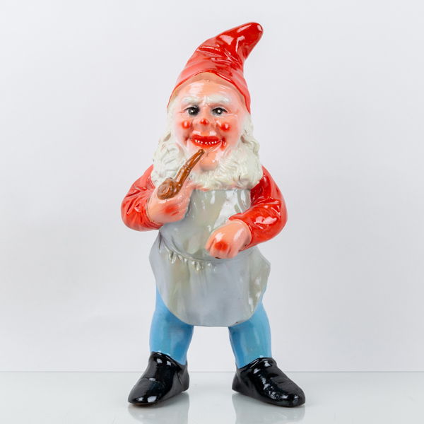 FIGUR, lergods, tomte, 1900-talets mitt