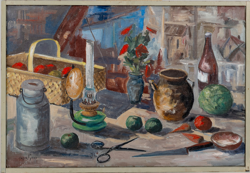 HUGO NYMAN (född ?), olja på duk, signerad