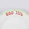 JULSERVIS, 26 del, porslin, "God Jul", Gustafsberg