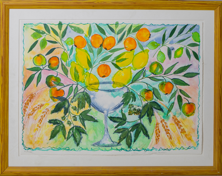 LENA LINDERHOLM (född 1947), färglitografi, signerat och numrerat HC XI/XX