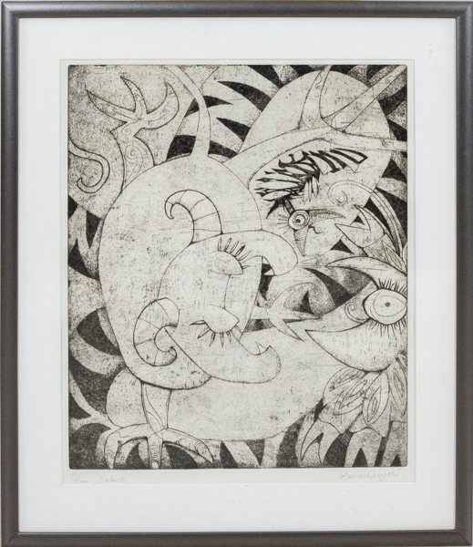 STELLAN EKEGREN (född 1951), färglitografi, signerad och numrerad 8/200