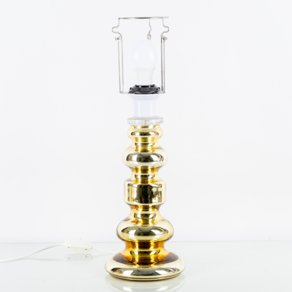 BORDSLAMPA, glas, 1900-talets andra hälft