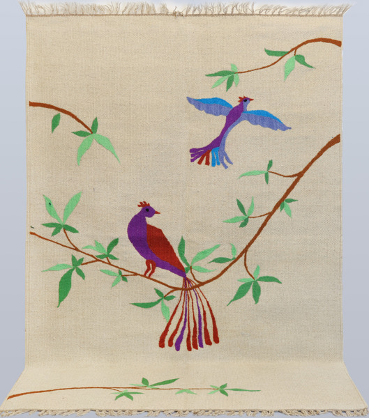 MATTA, Kelim, broderat mönster, ca 183 x 114 cm