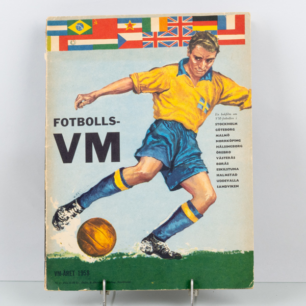 TIDNING, Sporten idag 1958-59, "Fotbolls-VM 1958", Åhlén & Åkerlunds förlags 1958