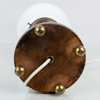 BORDSLAMPA, trä och metall, art déco, 1920-/30-tal
