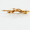 BROSCH, 18k guld, tot vikt ca 4,8 g