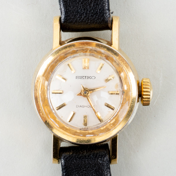 ARMBANDUR, gulddoublé, Seiko, 1900-tal