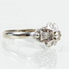 RING, 18k vitguld, med diamanter, vikt ca 2,8 g